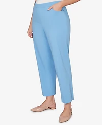 Alfred Dunner Plus St. Augustine Tailored Stretch Front Pocket Short Length Pants