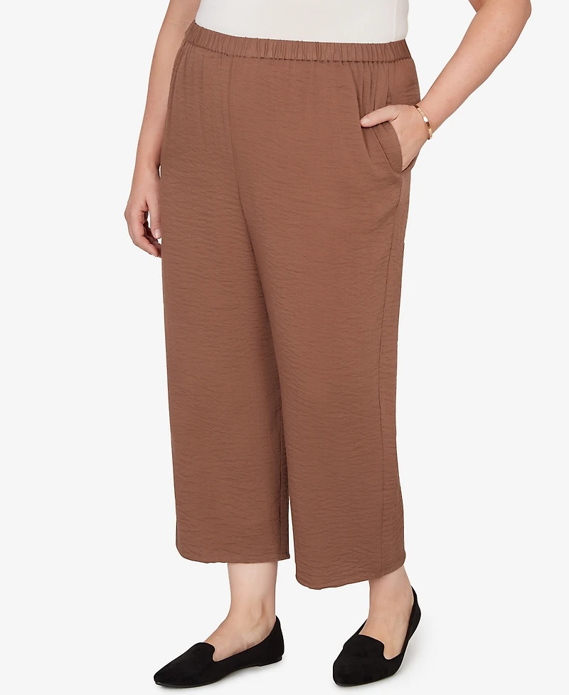 Alfred Dunner Plus Spice Market Wide-Leg Pants
