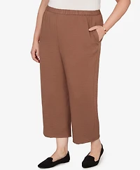 Alfred Dunner Plus Spice Market Wide-Leg Pants