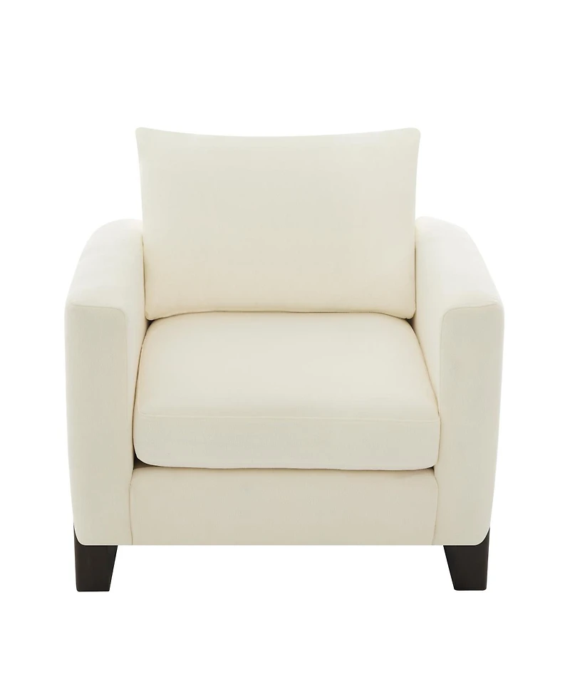 Streamdale Furniture Cloud Sofa Set with Rubberwood Legs