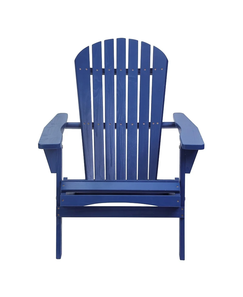 Jiallo Grand Collection Folding Large Adirondack Chair Pine Wood