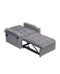 Streamdale Furniture Versatile Foldable Sofa Bed, 3 Lengths, Usb