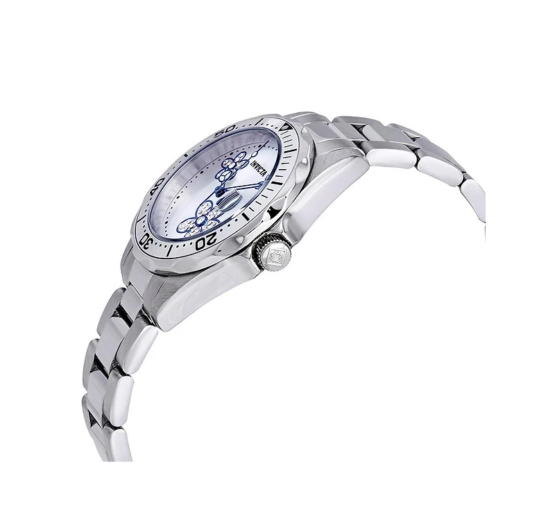 Invicta Women's 12834 Angel Quartz 3 Hand Metallic Dial Watch