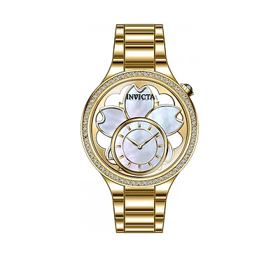 Invicta Women's 46754 Wildflower Quartz PC10 Mother of Pearl, Metal Dial Watch