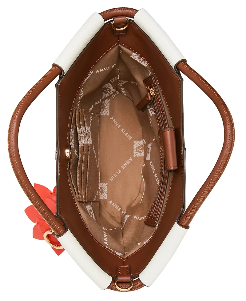 Anne Klein Mini Magnetic Snap Tote Handbag