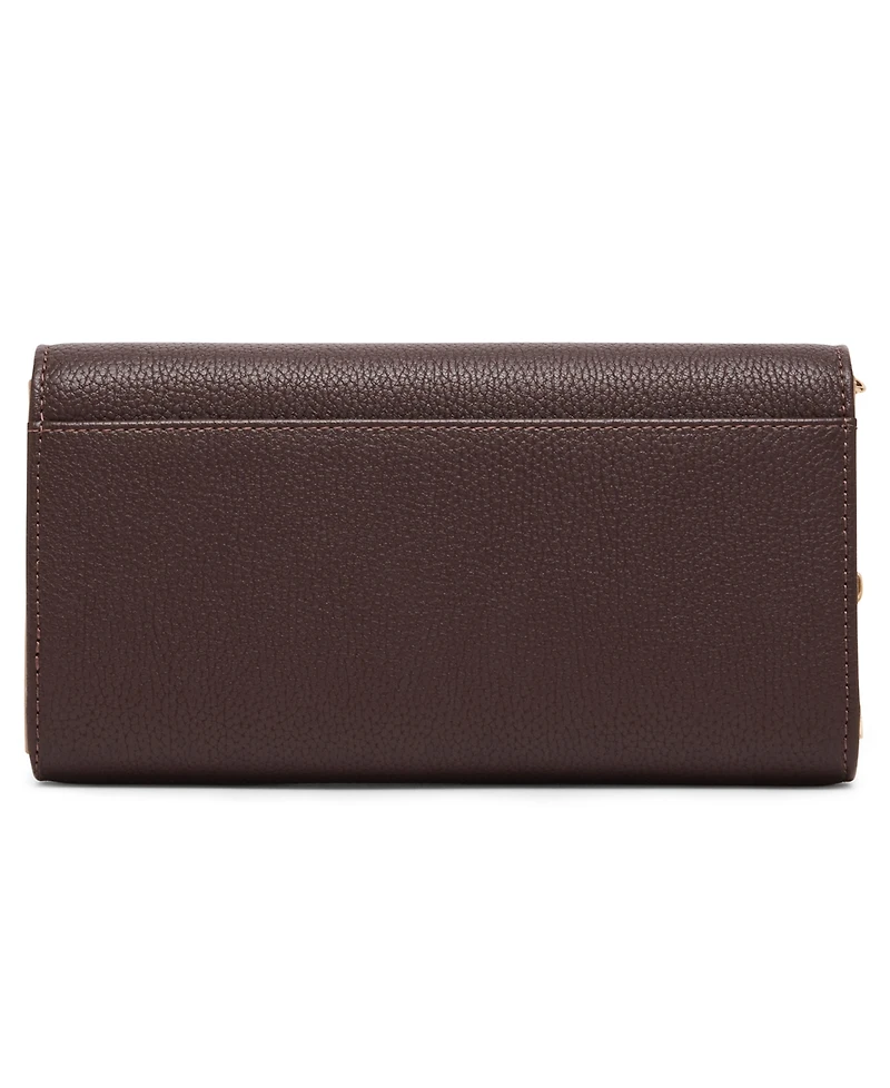 Anne Klein Tortoise Chain Link Mini Wallet