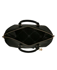 Anne Klein Medium Bowler Charms Satchel Handbag