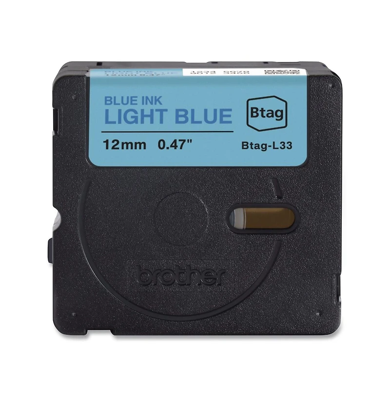 Brother P-Touch BtagL33 0.47 in. x 13.1 ft. Genuine P-Touch BTAG Label Tapes