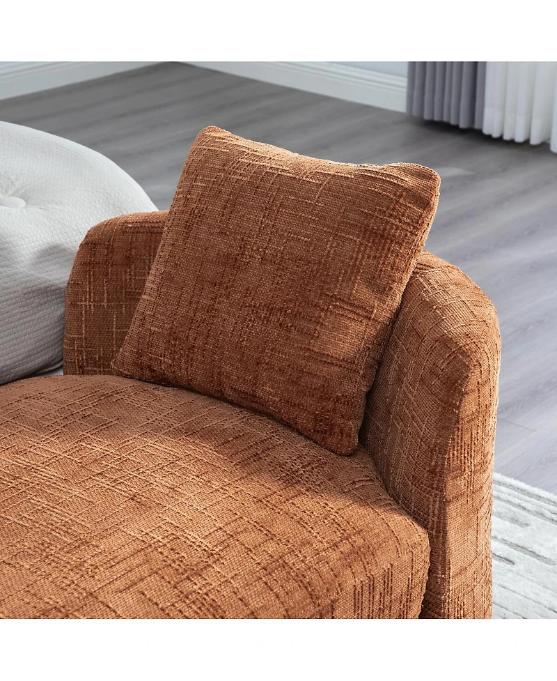 Streamdale Furniture Upholstered End of Bed Bench with Armrests and Bolsters