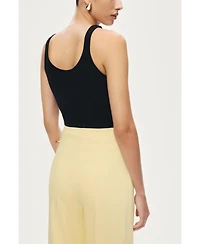 Nocturne Women's High-Waist Tailored Wide-Leg Pants