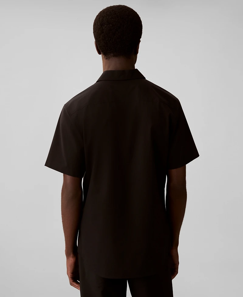 Calvin Klein Men's Solid Short-Sleeve Shirt