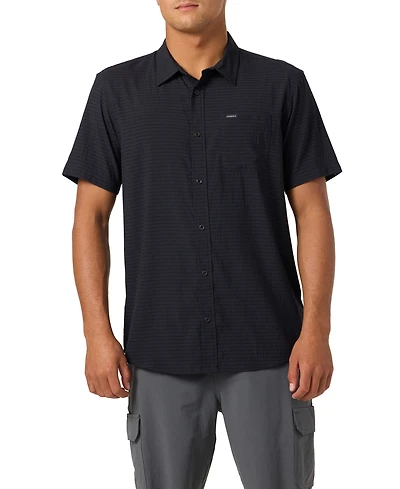 O'Neill Men's Perforated Short-Sleeve Woven Shirt