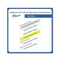 Brother P-Touch TzESE4 0.7 in. x 26.2 ft. TZ Security Tape Cartridge for P-Touch Labelers