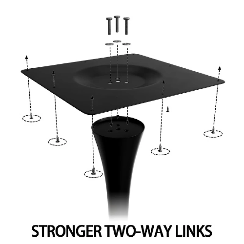 Streamdale Furniture Tulip Dining Table, Mid Century Modern Bistro Table