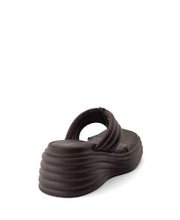 Therapy Australia Women's Flames Square Toe Wide Wedge Sandal