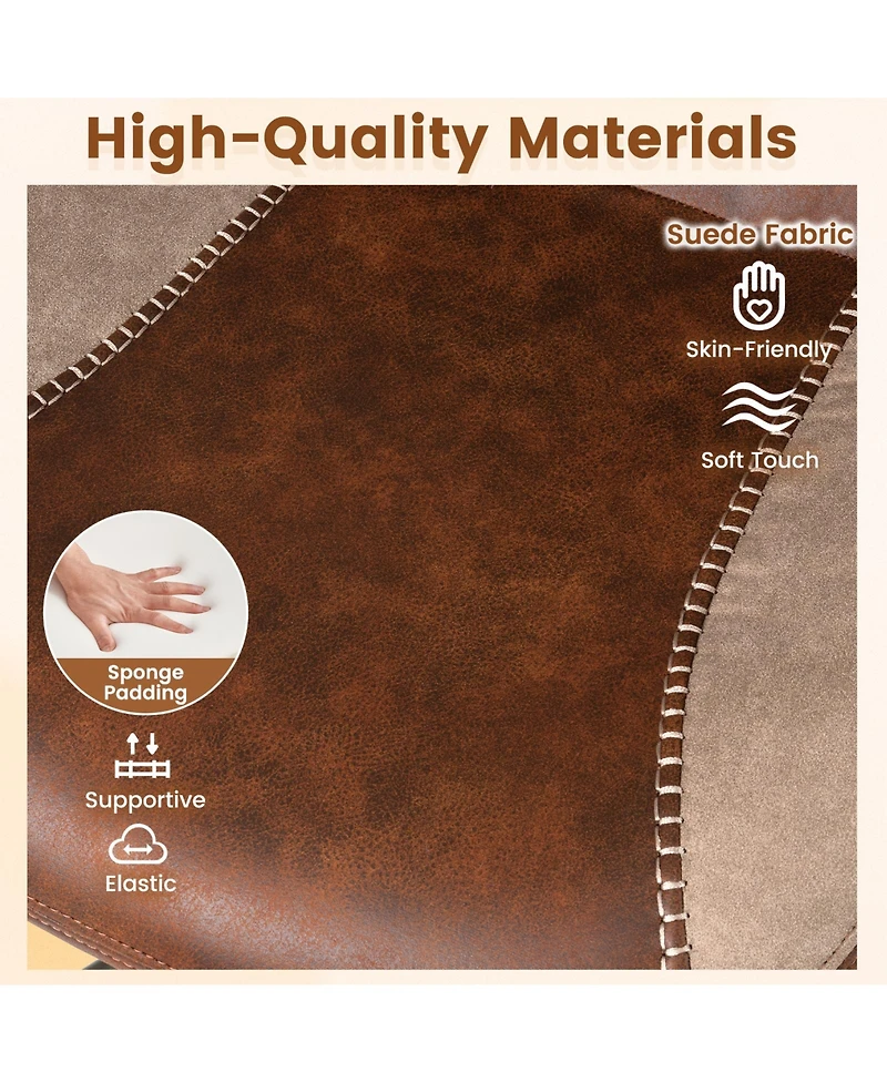 Sugift Ergonomic Office Chair Computer Desk Chair with 2D Headrest and Rocking Backrest