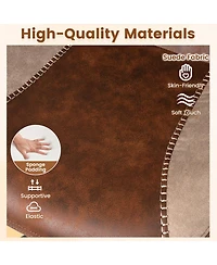 Sugift Ergonomic Office Chair Computer Desk Chair with 2D Headrest and Rocking Backrest