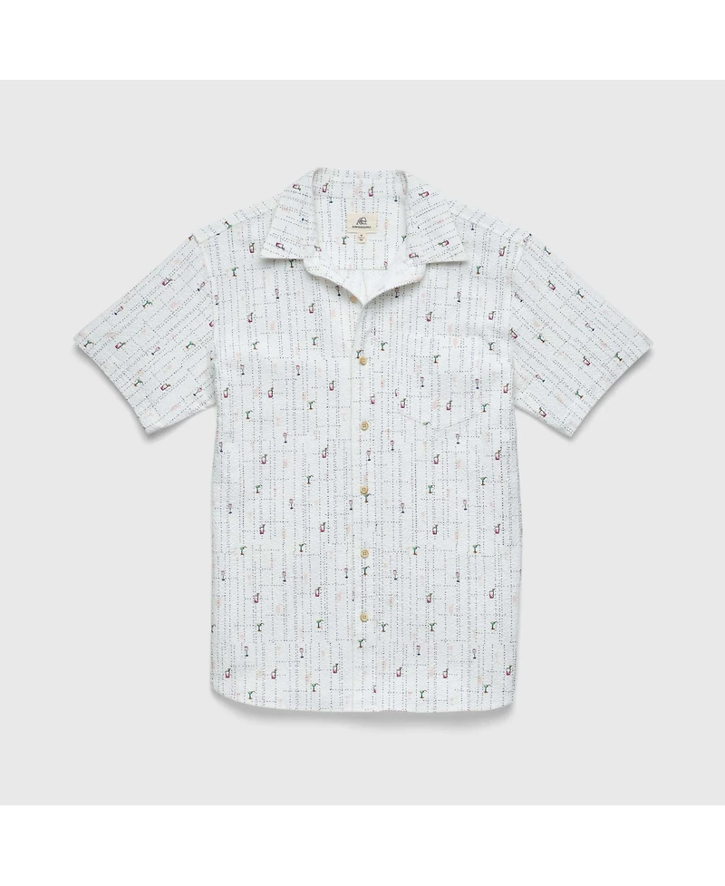 Surfside Supply Co. Men's Joey Seersucker Cocktail Shirt