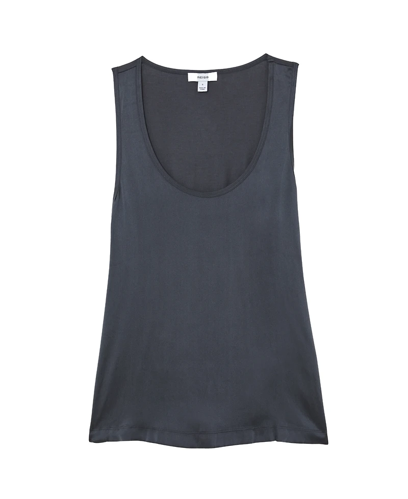 Reiss Women's Ruby Silk-Front Cami Top