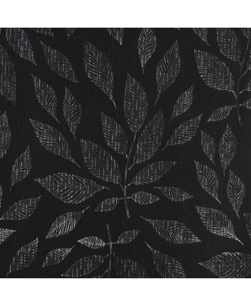 Rt Designers Collection Bexley Foil Jacquard Polyester Window Curtain Grommet Panel 52" x 84