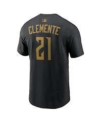 Nike Men's Roberto Clemente Black Pittsburgh Pirates 2026 City Connect Name & Number T-Shirt