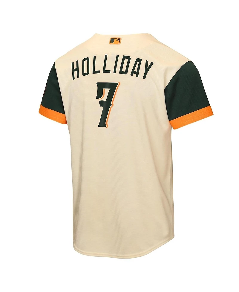 Nike Big Boys and Girls Jackson Holliday Cream Baltimore Orioles 2026 City Connect Stadium Jersey