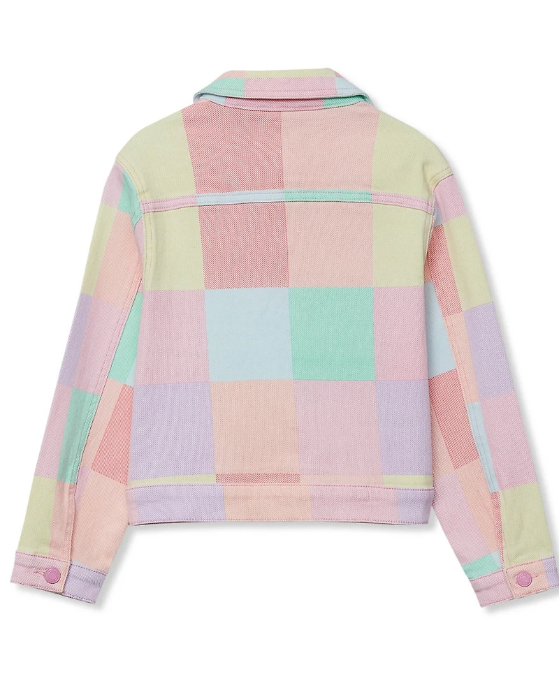 Lands' End Girls Boxy Denim Jacket