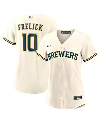 Nike Women's Sal Frelick Cream Milwaukee Brewers Home Replica Jersey