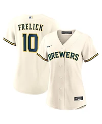Nike Women's Sal Frelick Cream Milwaukee Brewers Home Replica Jersey