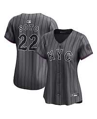 Nike Women's Juan Soto Gray New York Mets City Connect Limited Jersey