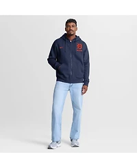 Nike Men's Navy Detroit Tigers Primetime Lockup Full-Zip Hoodie