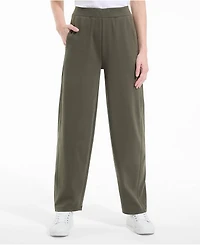 Lands' End Women's Sport Knit High Rise Barrel Ankle Pants