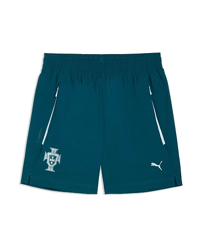 Puma Men's Navy Portugal National Team Tech Relaxed Woven Shorts