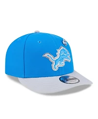 New Era Men's Blue/Silver Detroit Lions 2026 Nfl Draft On Stage Pre-Curved 9FIFTY Snapback Hat