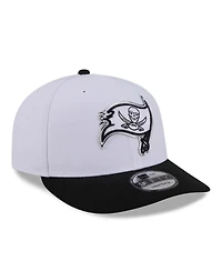 New Era Men's White/Black Tampa Bay Buccaneers 2026 Nfl Draft Pre-Curved 9FIFTY Snapback Hat