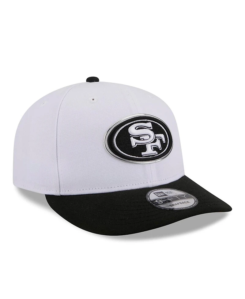 New Era Men's White/Black San Francisco 49ers 2026 Nfl Draft Pre-Curved 9FIFTY Snapback Hat