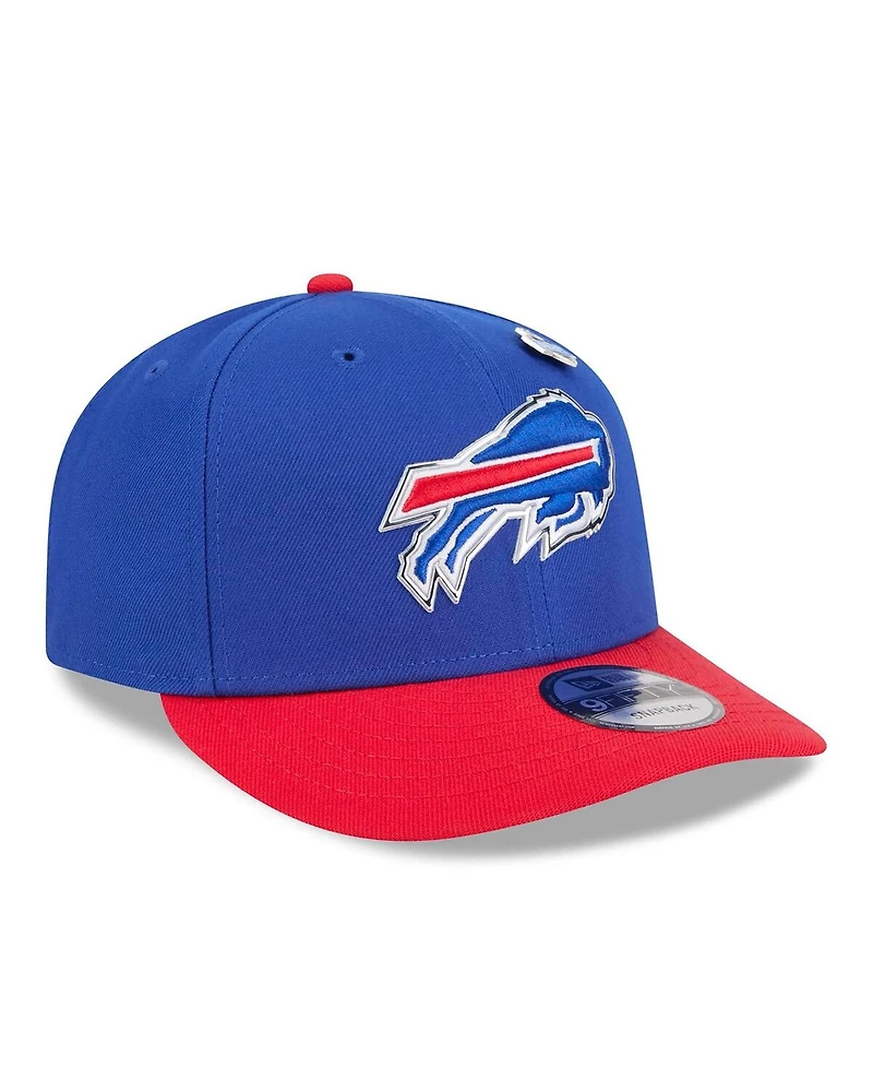 New Era Men's Royal/Red Buffalo Bills 2026 Nfl Draft On Stage Pre-Curved 9FIFTY Snapback Hat