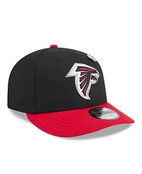 New Era Men's Black/Red Atlanta Falcons 2026 Nfl Draft On Stage Pre-Curved 9FIFTY Snapback Hat