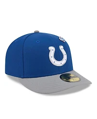 New Era Men's Royal/Gray Indianapolis Colts 2026 Nfl Draft Pre-Curved 59FIFTY Fitted Hat