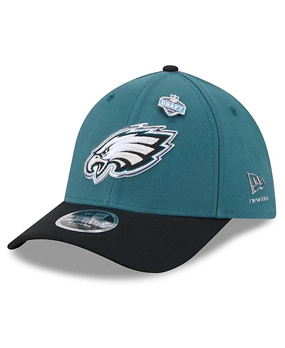 New Era Men's Midnight Green/Black Philadelphia Eagles 2026 Nfl Draft 39THIRTY M-crown Flex Hat