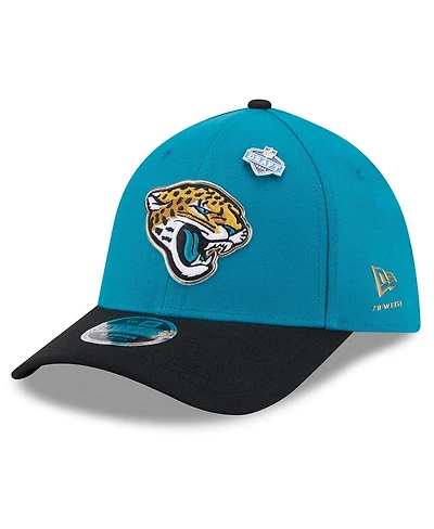 New Era Men's Teal/Black Jacksonville Jaguars 2026 Nfl Draft 39THIRTY M-crown Flex Hat