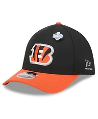 New Era Men's Black/Orange Cincinnati Bengals 2026 Nfl Draft 39THIRTY M-Crown Flex Hat