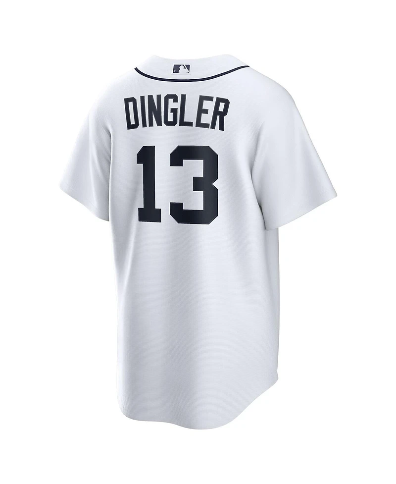 Nike Men's Dillon Dingler White Detroit Tigers Home Replica Jersey