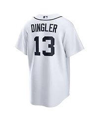 Nike Men's Dillon Dingler White Detroit Tigers Home Replica Jersey