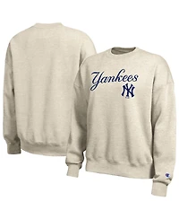 Champion Women's Oatmeal New York Yankees All-Star Sweatshirt