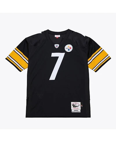 Mitchell Ness Men's Ben Roethlisberger Black Pittsburgh Steelers 2004 Authentic Jersey