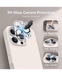 Gonez Magnetic for iPhone 16 Pro Case, Compatible with MagSafe, Silicone Shockproof Anti-Scratch Protective Phone Case 6.3 inch, Stone