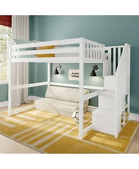 Max and Lily Classic Full High Loft wiith Staircase