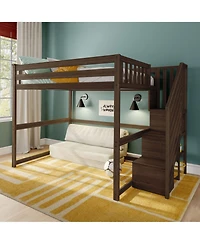 Max and Lily Classic Full High Loft wiith Staircase
