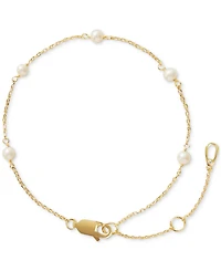 Ana Luisa Adelie Freshwater Pearl Station Bracelet